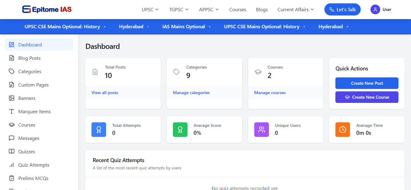 Exam Prep Platform screen 4