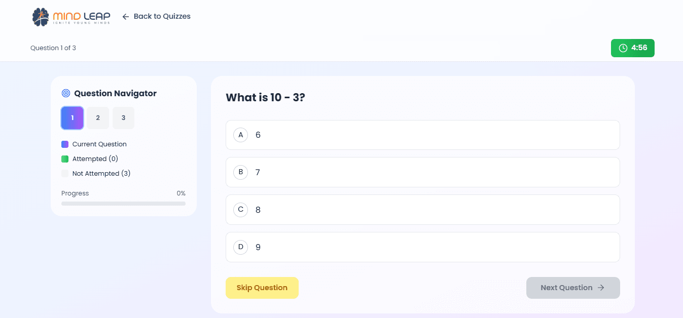 Gamified Learning Platform screen 4